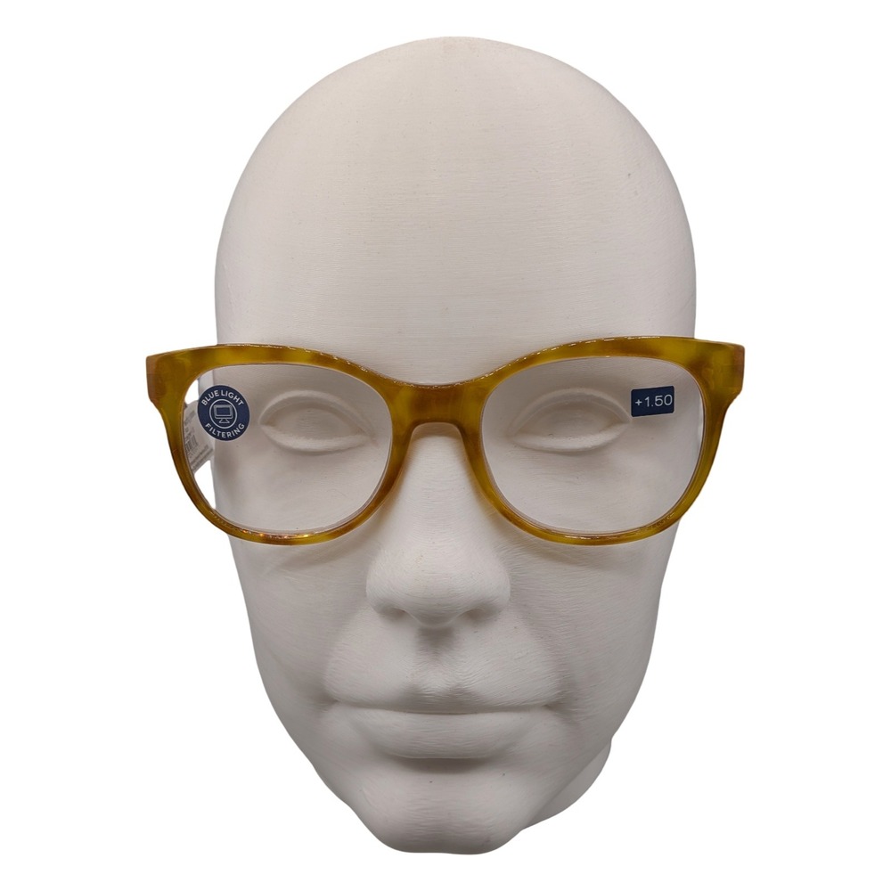 Peepers Light Bright Focus‎ Blue Light Reading Glasses +1.50 Honey Tortoise 2731